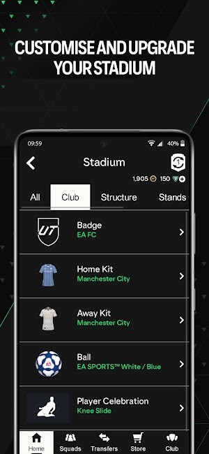 Tùy chỉnh và nâng cấp san vận động