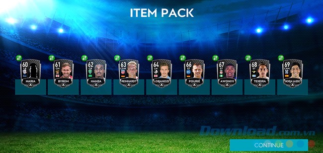 Hệ thống cầu thủ trong đội hình của FIFA 2020 Mobile