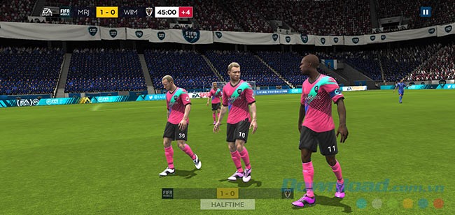 Các trận đấu của FIFA 2020 Mobile có thời gian như thực tế