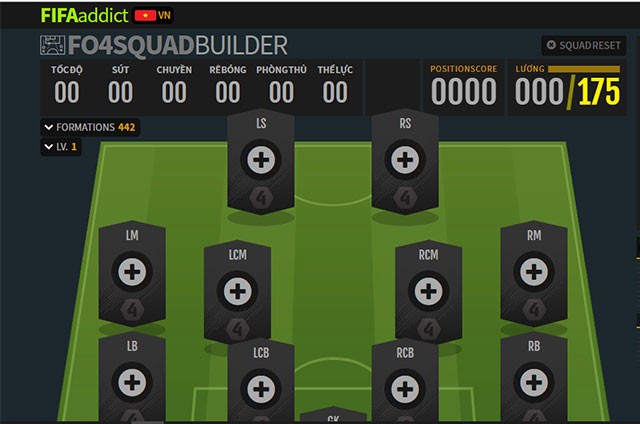 Xây dựng đội hình FIFA Online 4