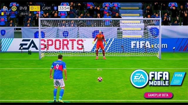 FIFA Soccer Beta sở hữu đồ họa tuyệt vời, hầu như không khác gì so với phiên bản PC và console