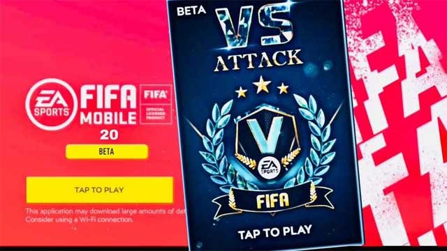 FIFA Soccer: Beta for Android có nhiều chế độ chơi hấp dẫn như Vs Attack và Head to Head