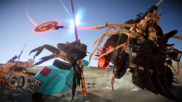 Tận dụng sức mạnh của xe đua, vũ khí và phép thuật để chiến thắng các giải đấu trong Fight Crab 2