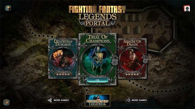 Cốt truyện của Fighting Fantasy Legends Portal dựa theo bộ ba tiểu thuyết gamebook Fighting Fantasy