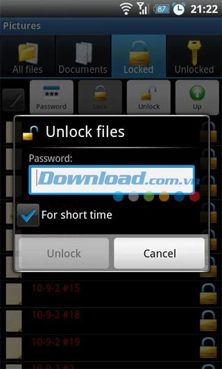 File Locker cho Android
