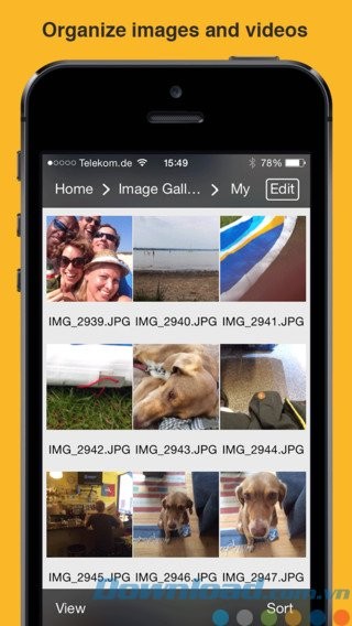 Tổ chức ảnh và video