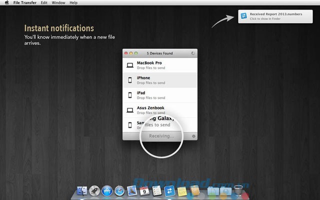 Hiển thị thông báo khi hoàn tất quá trình