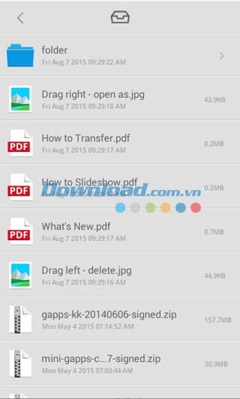 Filedrop cho Android