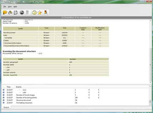 FileInternals Word Repair
