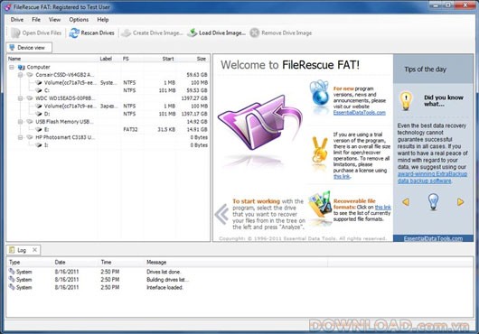 FileRescue for FAT