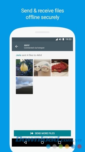 Files Go cho Android gửi và nhận file an toàn