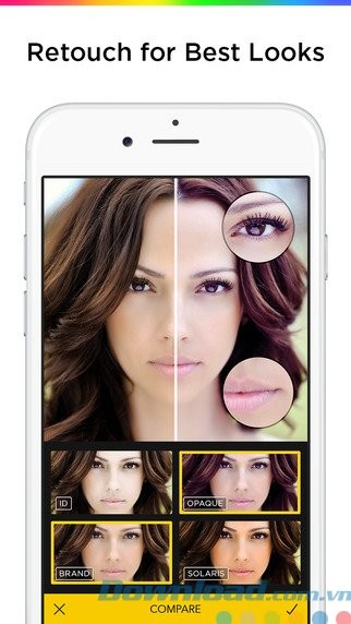 So sánh với ảnh gốc