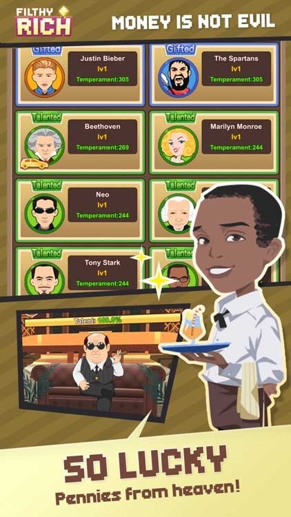 Sở hữu tất cả mọi thứ của một người giàu có