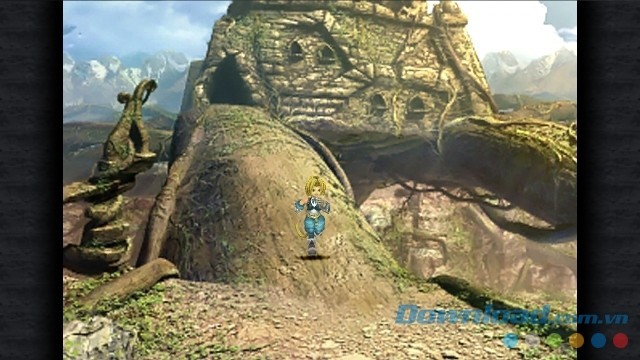 Điều khiển nhân vật chính Zidane trong game nhập vai mới Final Fantasy IX cho máy tính