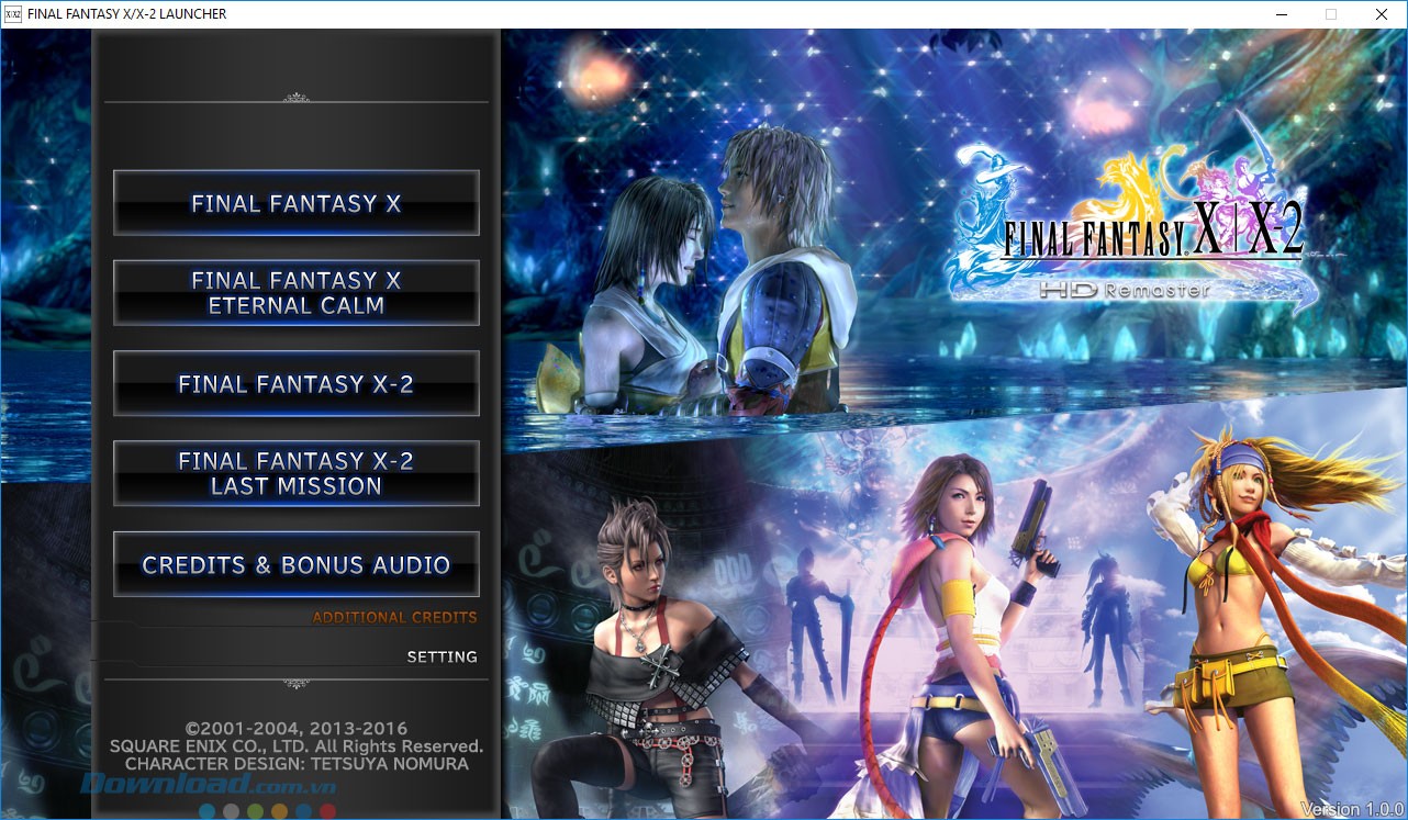 Game nhập vai Final Fantasy X/X-2 HD Remaster