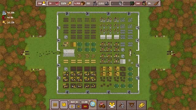 Chế tạo công cụ, quản lý tài nguyên, xây dựng công trình và trồng lương thực