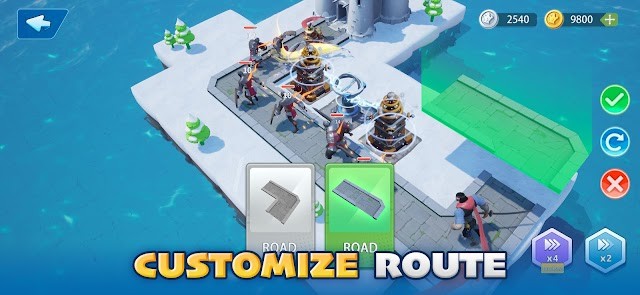 Chọn con đường để định hướng tấn công của kẻ thù