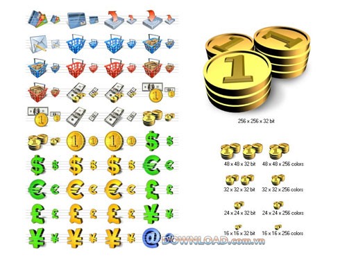 Vista Financial Icon Library