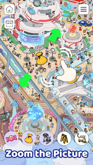 Phóng to thu nhỏ để quan sát dễ dàng