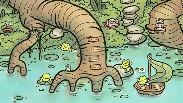 Find My Frogs là game tìm đồ vật ẩn với đồ họa dễ thương