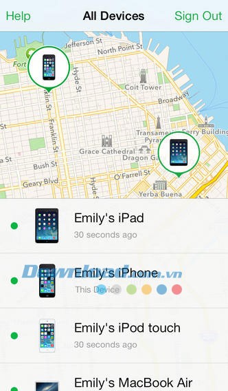 Find My iPhone cho iOS