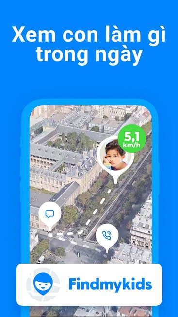 Theo dõi vị trí của trẻ em