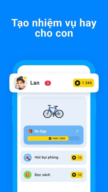 Tạo nhiệm vụ hay cho con