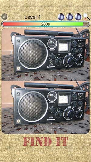 Giữa hai bức tranh ở mỗi level có tất cả 3 điểm khác nhau