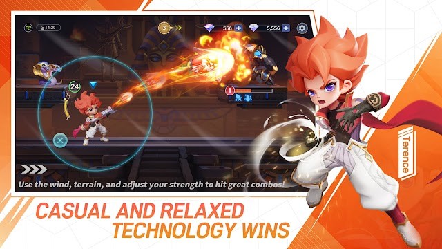 Finger Boom có gameplay bắn súng tọa độ tương tự Biệt Đội Đùn Đùn