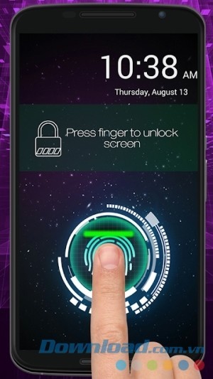 Fingerprint Lock Screen Prank cho Android tăng cường bảo mật smartphone