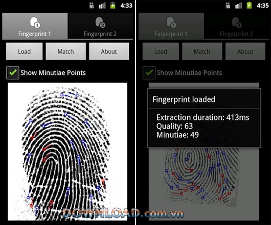 Fingerprint Matcher