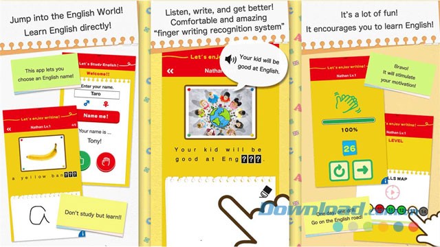Ứng dụng học viết Tiếng Anh miễn phí