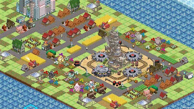 Fio and the Doomed City là game xây dựng thành phố kết hợp phòng thủ tháp