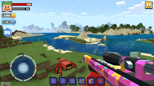 Fire Craft: 3D Pixel World là một game bắn súng hấp dẫn đồ họa giống Minecraft