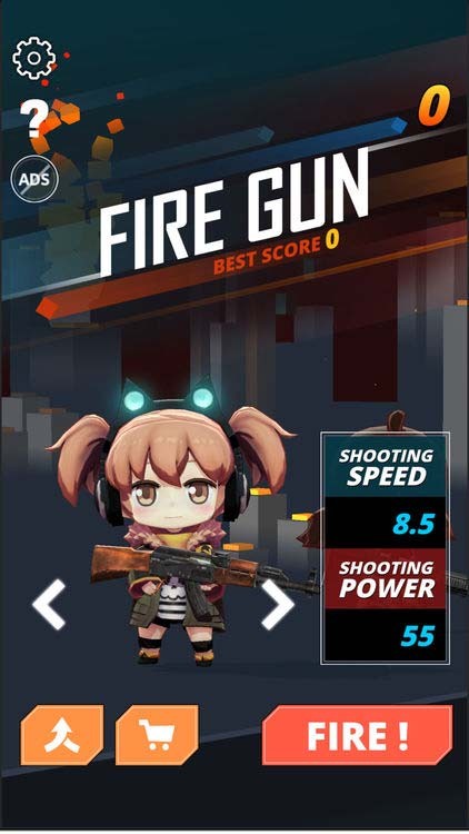 Game bắn súng kết hợp phá gạch độc đáo - Fire Gun