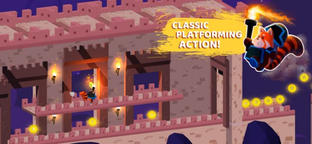 Fire Panda là game hành động platform vui nhộn, giải trí trên di động