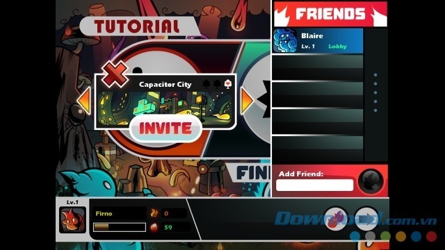 Rủ bạn bè cùng chơi game tháp phòng thủ miễn phí Fire With Fire Tower Attack and Defense cho PC