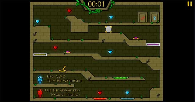 Sử dụng kết hợp hai nhân vật cùng nhau để đi qua cửa