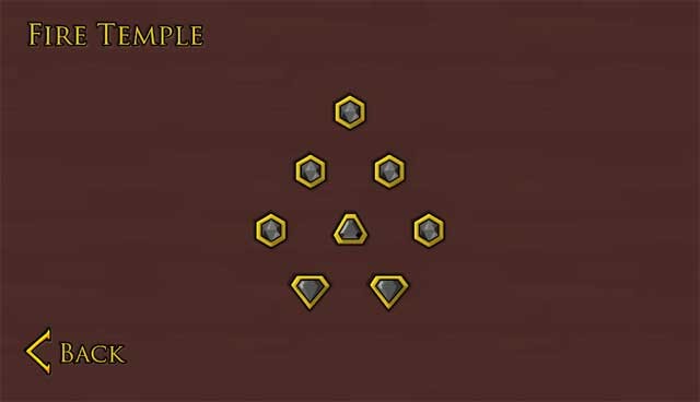 Game có 4 ngôi đền cũ - Pha lê, Rừng, Băng, Ánh sáng và 3 ngôi đền hoàn toàn mới - Lửa, Nước và Gió