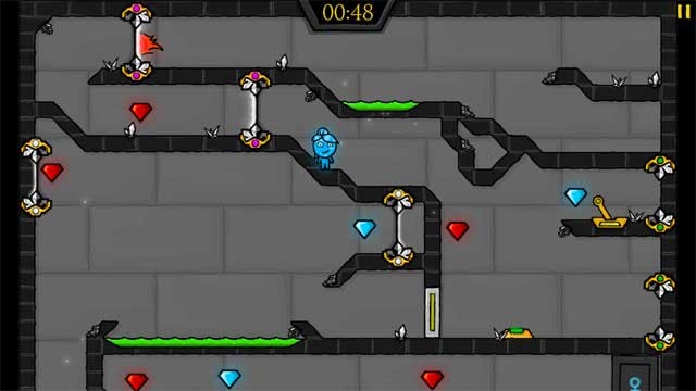 Giúp cậu bé lửa và cô gái nước tìm cách vượt qua mọi level trong thời gian nhanh nhất có thể