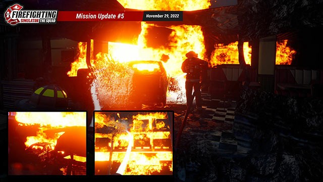 Bản cập nhật Firefighting Simulator #5 giới thiệu 2 nhiệm vụ hoàn toàn mới và sửa các lỗi khác