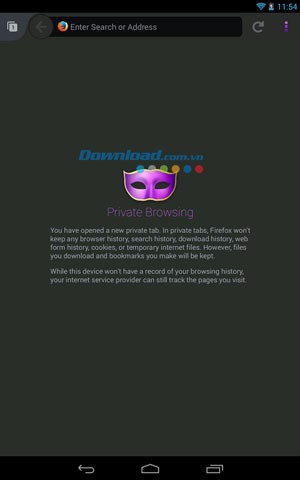 Firefox Beta trên Android với nhiều tính năng