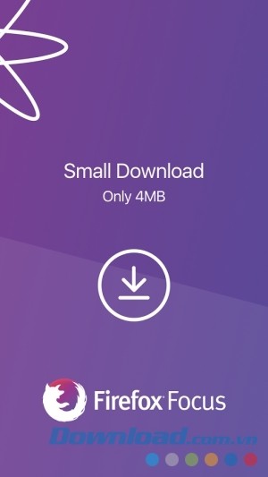 Firefox Focus cho Android có dung lượng thấp