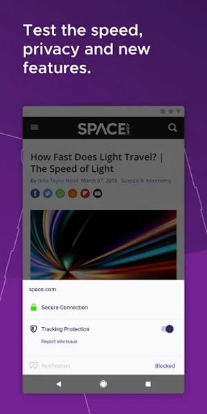 Cài đặt và thử nghiệm tốc độ, quyền riêng tư và những tính năng mới của Firefox Preview