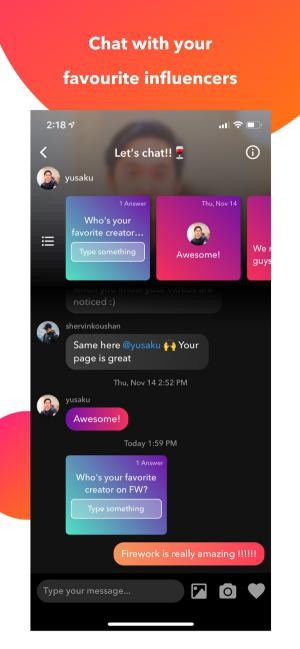 Trò chuyện với người nổi tiếng mà bạn yêu thích