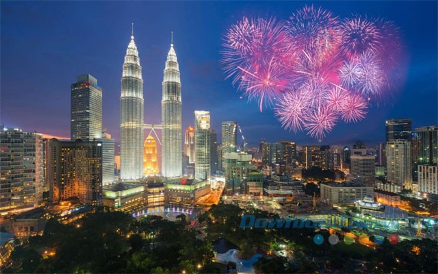 Hình nền pháo hoa các thành phố