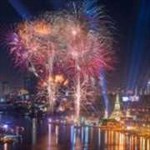 Hình nền pháo hoa năm mới - Fireworks on New Year's