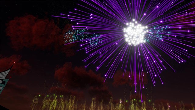 Fireworks Show VR là game bắn pháo hoa sống động và đầy màu sắc trên nền thực tế ảo