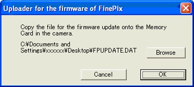 Firmware for FinePix XP20/XP22