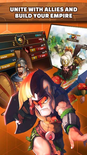 Đoàn kết với đồng minh và cùng nhau xây dựng một đế chế hùng mạnh trong First Hero